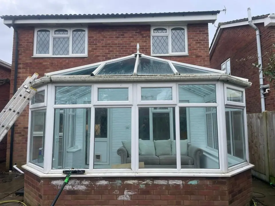 Conservatory Roof before — conservatory roof cleaning
