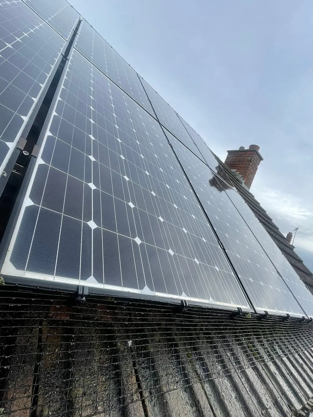 Solar Panels after — solar panel cleaning